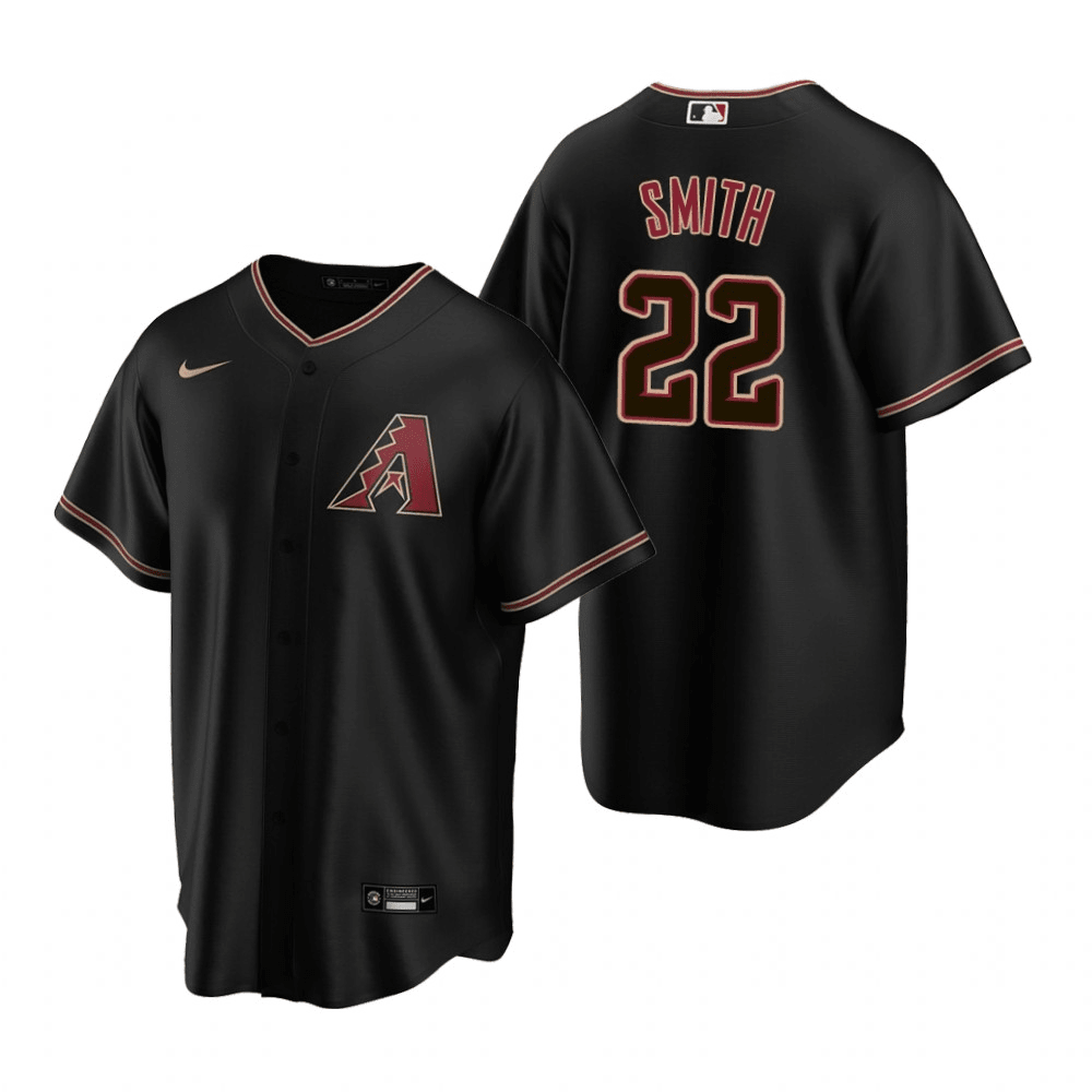 Caleb Smith Arizona Diamondbacks Alternate Black Baseball Player Jersey