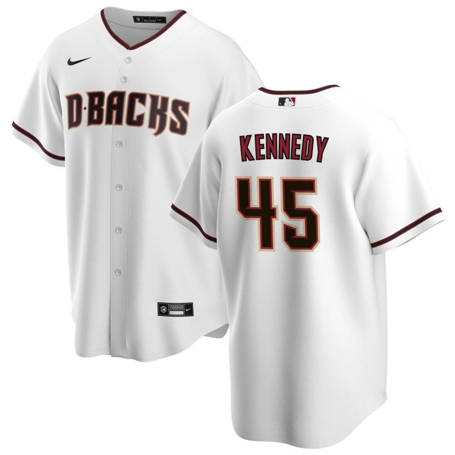 Buddy Kennedy Arizona Diamondbacks Home White Baseball Player Jersey