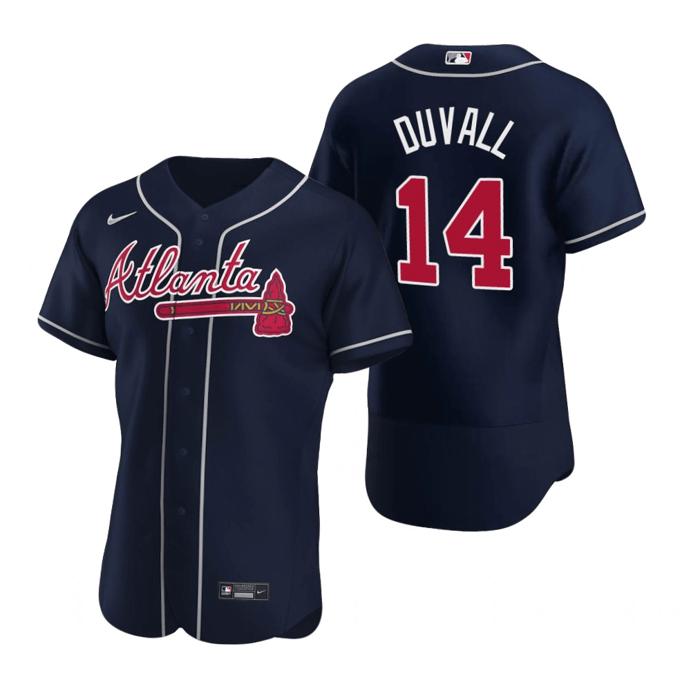 Adam Duvall Atlanta Braves Alternate Navy Baseball Player Jersey
