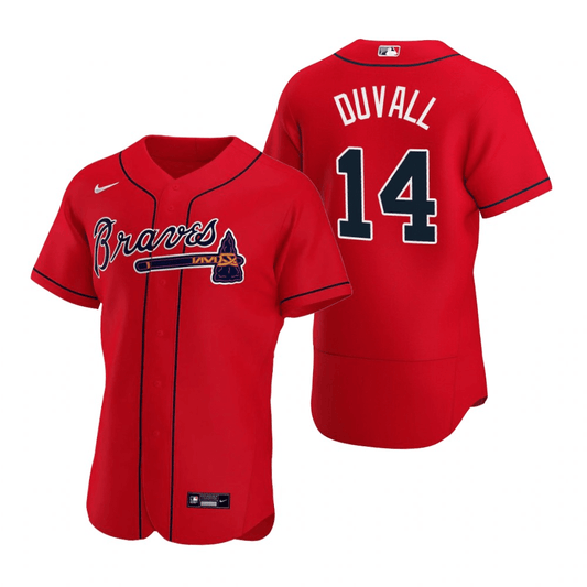 Adam Duvall Atlanta Braves Alternate Red Baseball Player Jersey