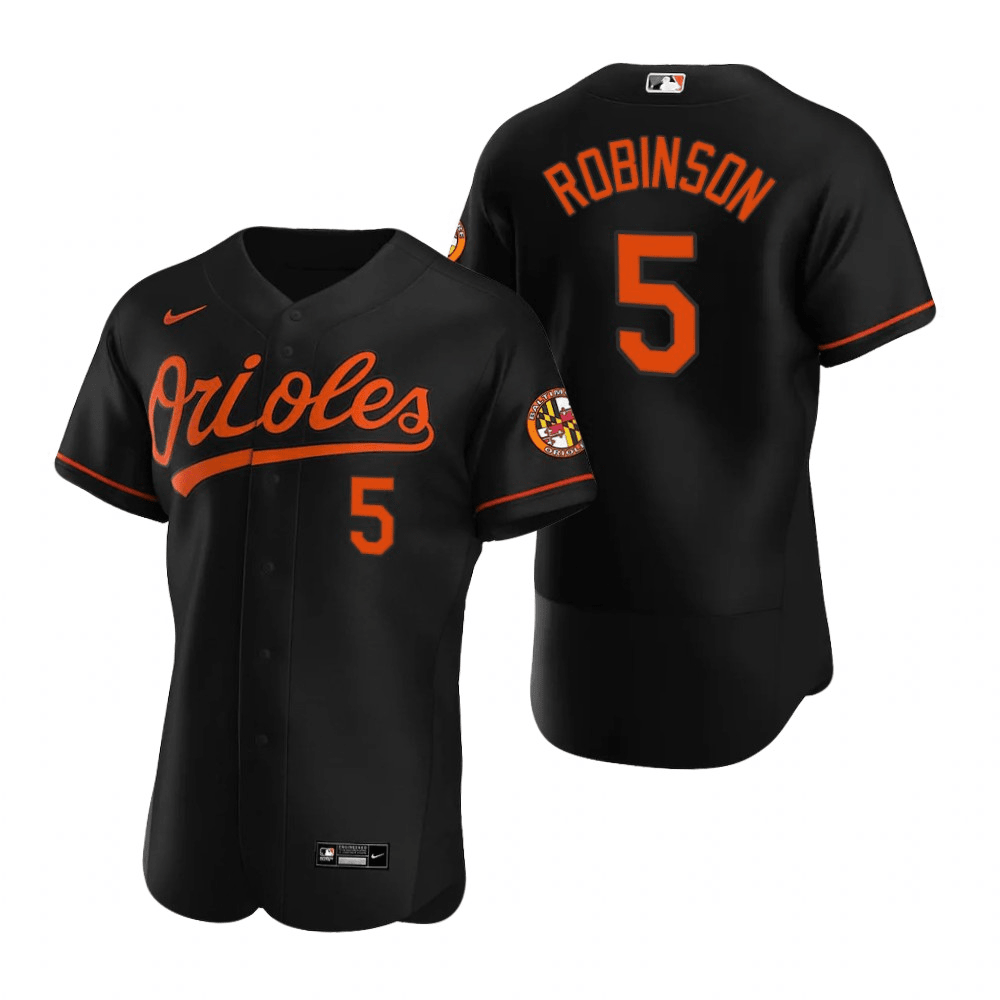 Brooks Robinson Baltimore Orioles Alternate Black Baseball Player Jersey