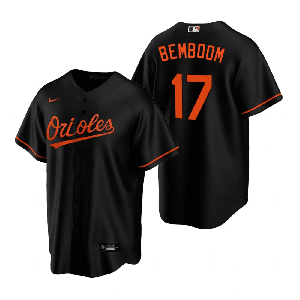 Anthony Bemboom Baltimore Orioles Alternate Black Baseball Player Jersey