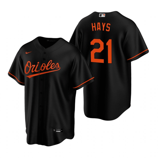 Austin Hays Baltimore Orioles Alternate Black Baseball Player Jersey