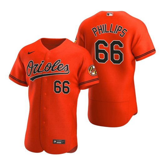 Brett Phillips Baltimore Orioles Alternate Orange Baseball Player Jersey