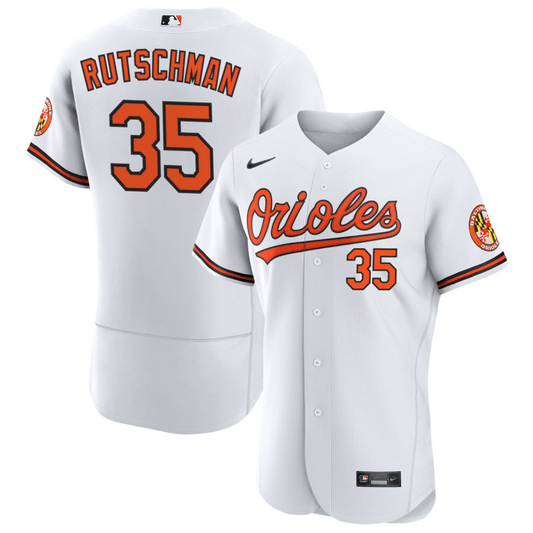 Adley Rutschman Baltimore Orioles Home White Baseball Player Jersey