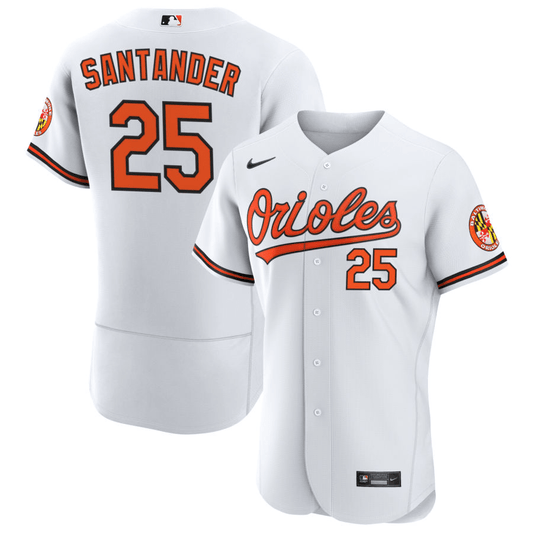Anthony Santander Baltimore Orioles Home White Baseball Player Jersey
