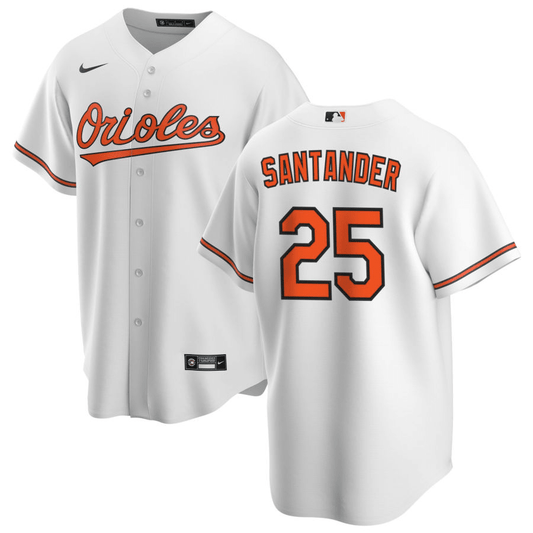 Anthony Santander Baltimore Orioles Home White Baseball Player Jersey