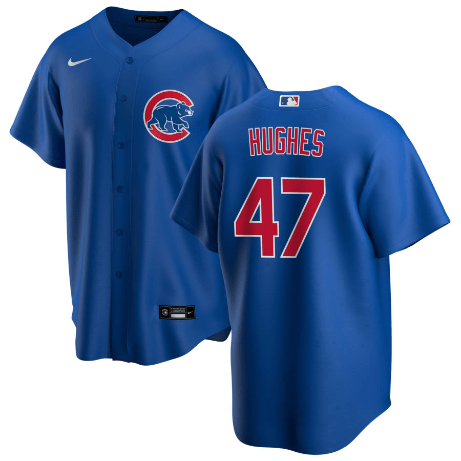 Brandon Hughes Chicago Cubs Alternate Royal Baseball Player Jersey