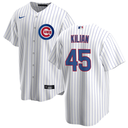 Caleb Kilian Chicago Cubs Home White Baseball Player Jersey