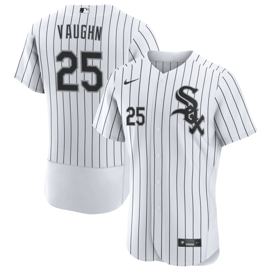 Andrew Vaughn Chicago White Sox Home White Baseball Player Jersey