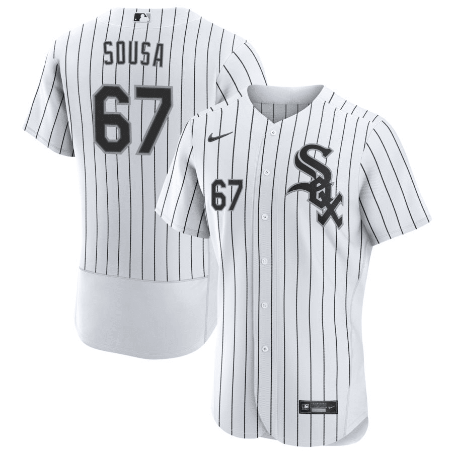 Bennett Sousa Chicago White Sox Home White Baseball Player Jersey