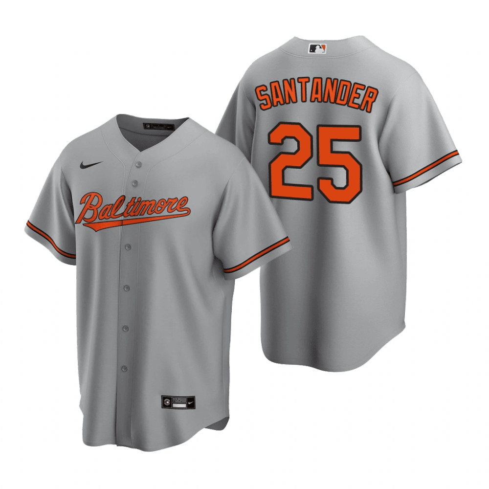 Anthony Santander Baltimore Orioles Road Gray Baseball Player Jersey