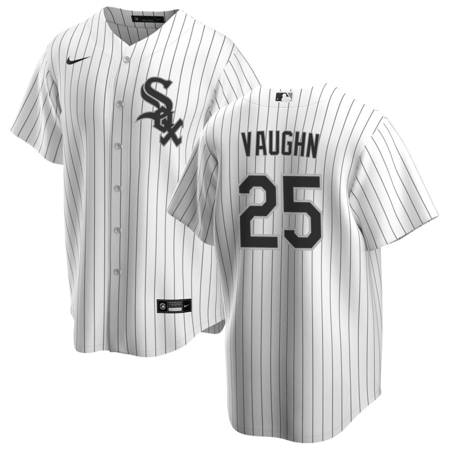 Andrew Vaughn Chicago White Sox Home White Baseball Player Jersey