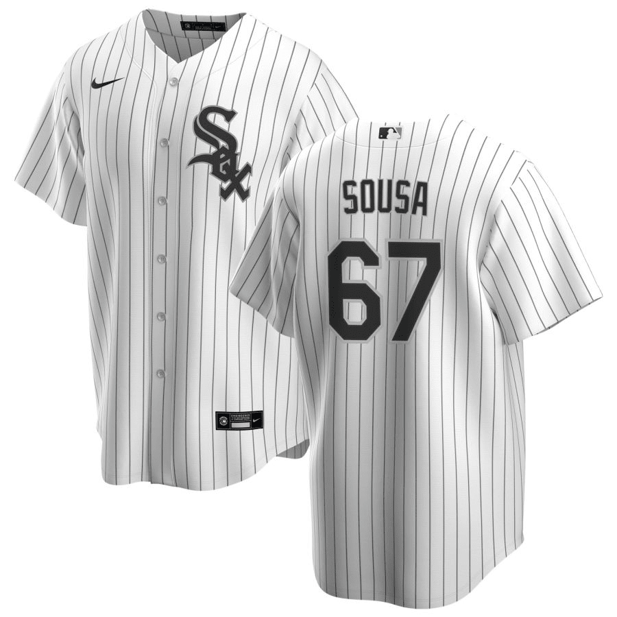 Bennett Sousa Chicago White Sox Home White Baseball Player Jersey