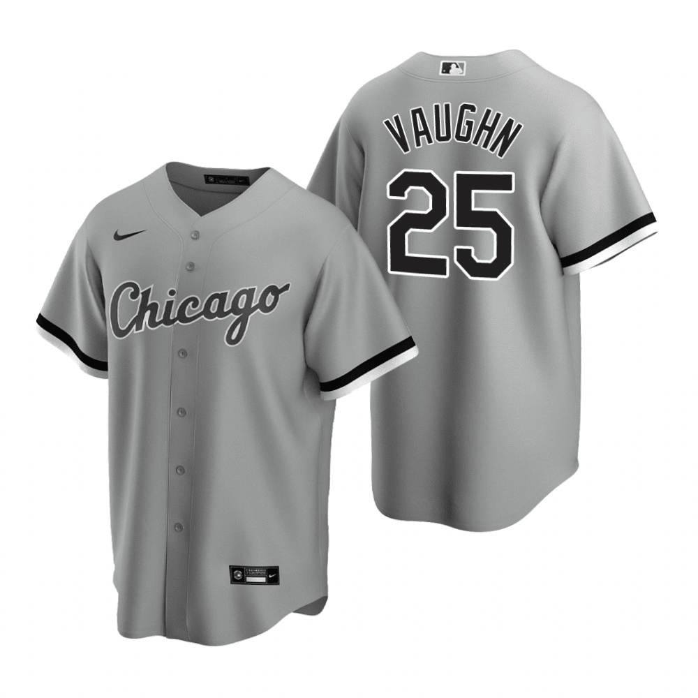 Andrew Vaughn Chicago White Sox Road Gray Baseball Player Jersey