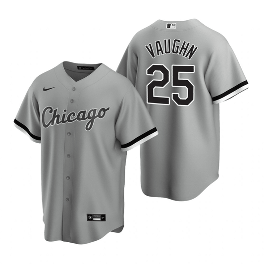 Andrew Vaughn Chicago White Sox Road Gray Baseball Player Jersey