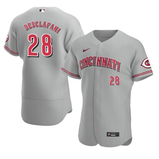 Anthony Desclafani Cincinnati Reds Road Gray Baseball Player Jersey
