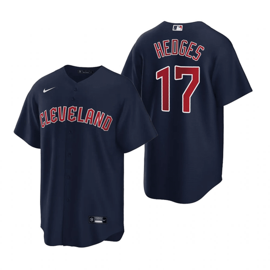 Austin Hedges Cleveland Guardians Alternate Navy Baseball Player Jersey