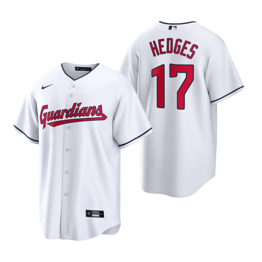 Austin Hedges Cleveland Guardians Home White Baseball Player Jersey