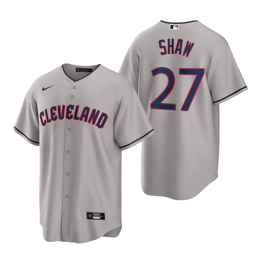 Bryan Shaw Cleveland Guardians Road Gray Baseball Player Jersey