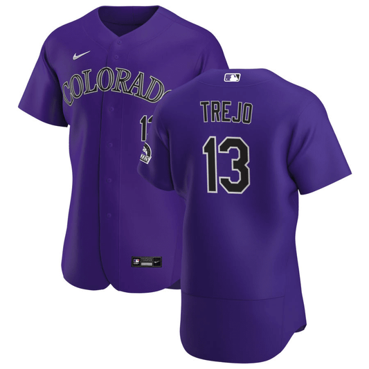 Alan Trejo Colorado Rockies Alternate Purple Baseball Player Jersey