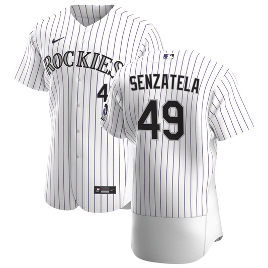 Antonio Senzatela Colorado Rockies Home White Baseball Player Jersey