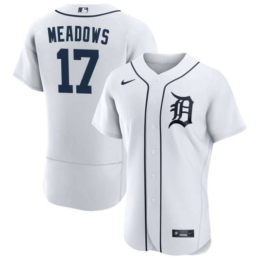 Austin Meadows Detroit Tigers Home White Baseball Player Jersey