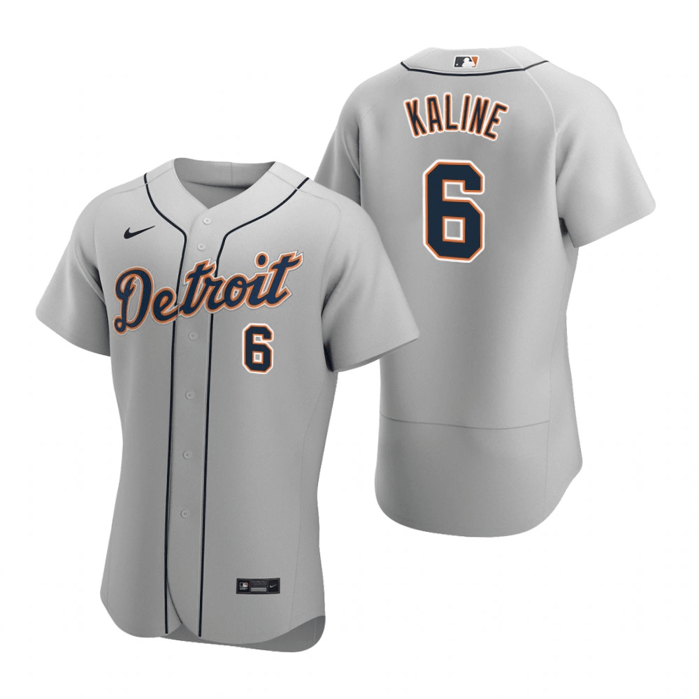 Al Kaline Detroit Tigers Road Gray Baseball Player Jersey