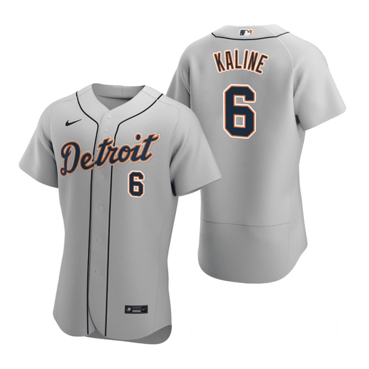 Al Kaline Detroit Tigers Road Gray Baseball Player Jersey