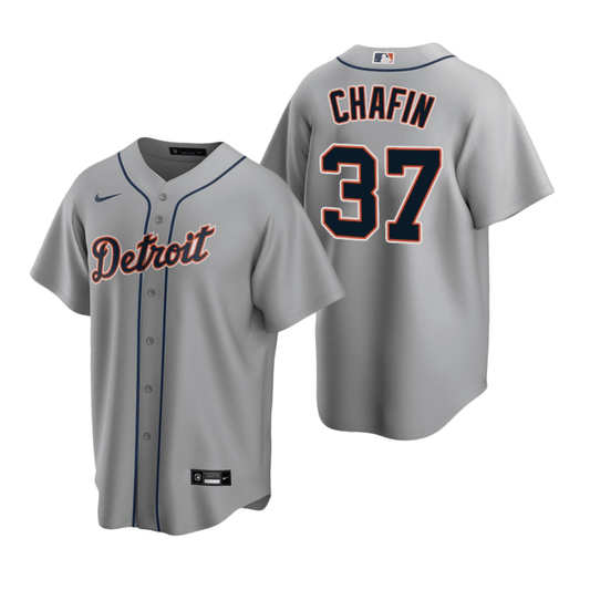 Andrew Chafin Detroit Tigers Road Gray Baseball Player Jersey