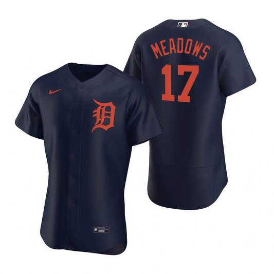 Austin Meadows Detroit Tigers Alternate Navy Baseball Player Jersey