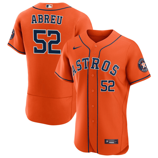 Bryan Abreu Houston Astros Alternate Orange Baseball Player Jersey