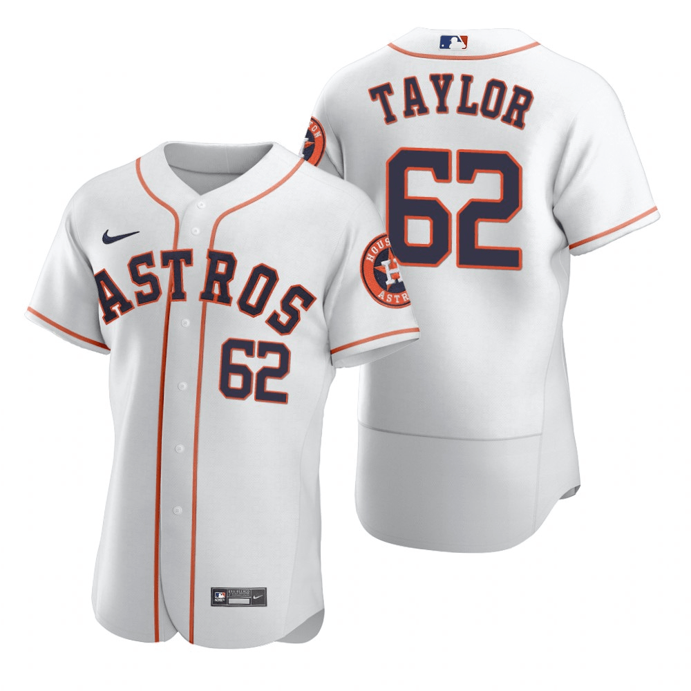 Blake Taylor Houston Astros Home White Baseball Player Jersey