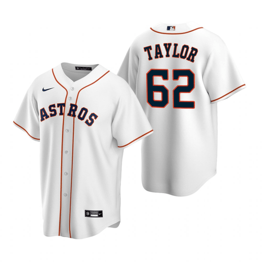 Blake Taylor Houston Astros Home White Baseball Player Jersey