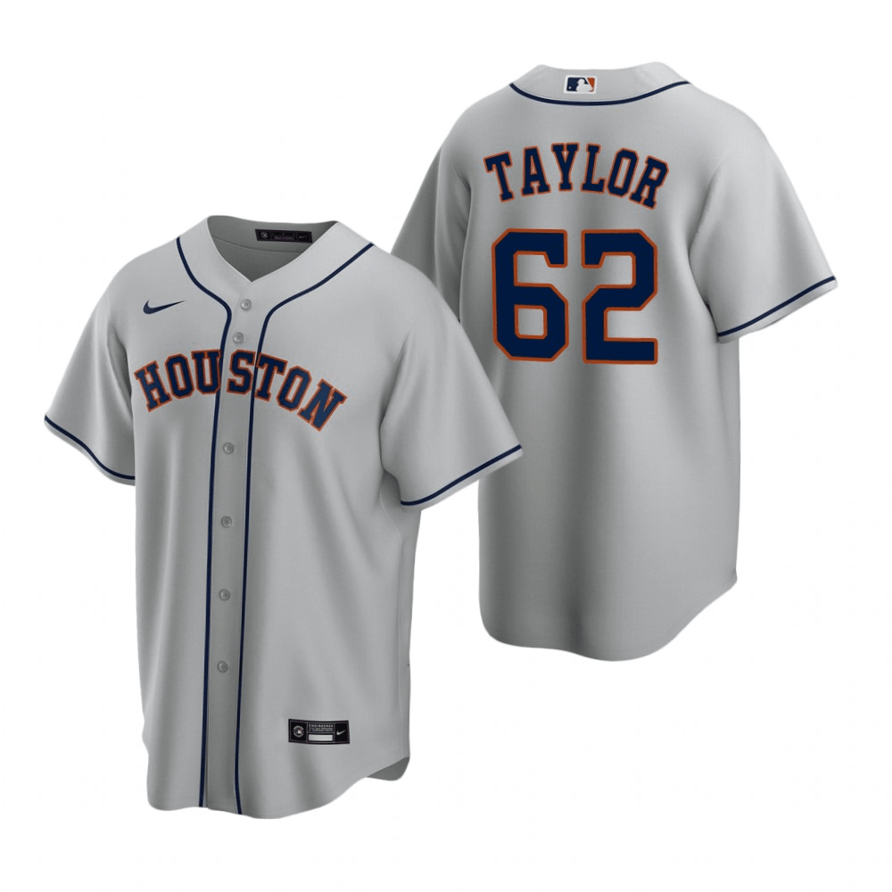 Blake Taylor Houston Astros Road Gray Baseball Player Jersey