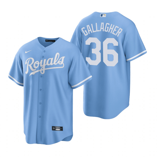 Cam Gallagher Kansas City Royals Alternate Blue Baseball Player Jersey