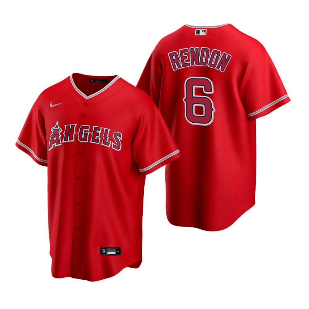 Anthony Rendon Los Angeles Angels Alternate Red Baseball Player Jersey