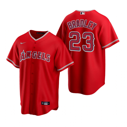 Archie Bradley Los Angeles Angels Alternate Red Baseball Player Jersey