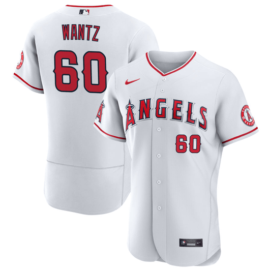Andrew Wantz Los Angeles Angels Home White Baseball Player Jersey