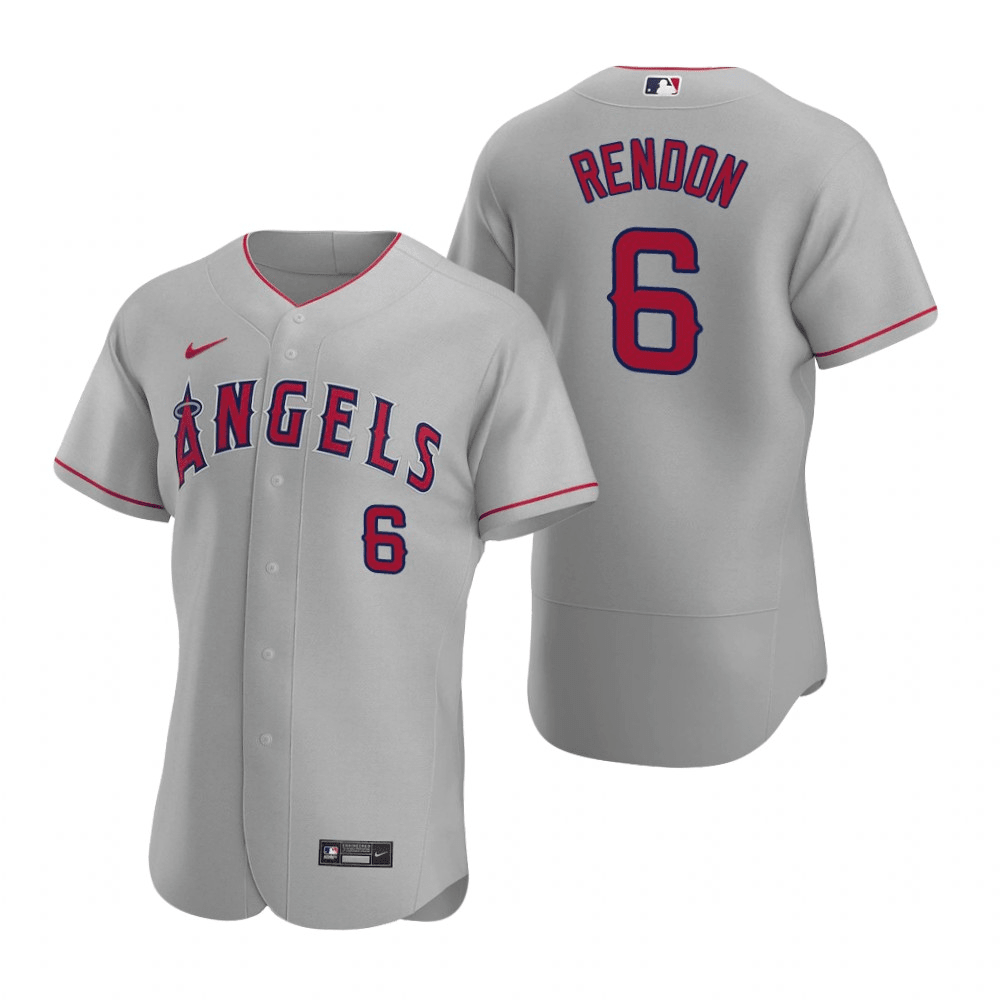 Anthony Rendon Los Angeles Angels Road Gray Baseball Player Jersey