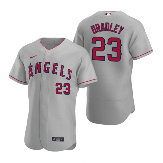 Archie Bradley Los Angeles Angels Road Gray Baseball Player Jersey