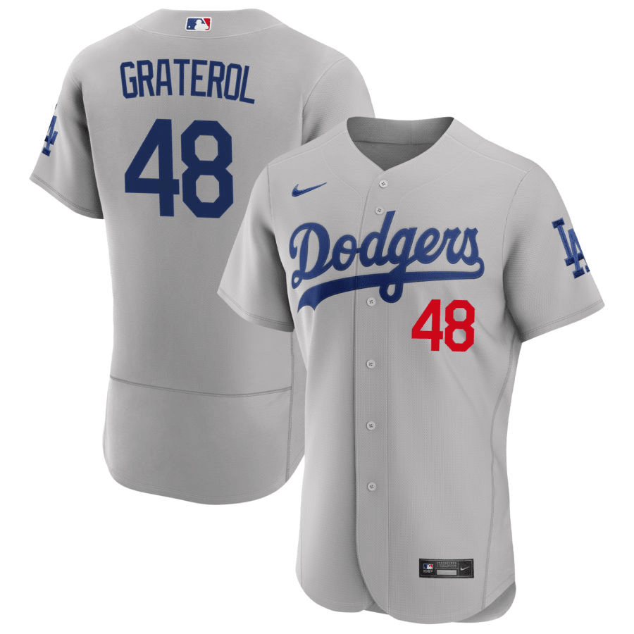 Brusdar Graterol Los Angeles Dodgers Alternate Gray Baseball Player Jersey
