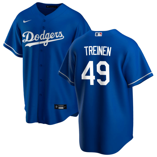 Blake Treinen Los Angeles Dodgers Alternate Royal Baseball Player Jersey