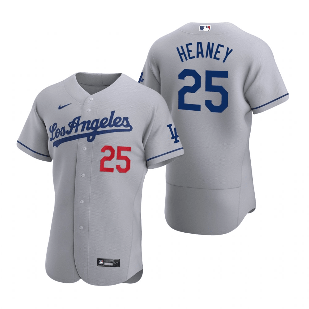 Andrew Heaney Los Angeles Dodgers Road Gray Baseball Player Jersey