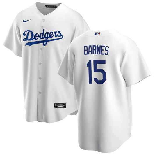 Austin Barnes Los Angeles Dodgers Home White Baseball Player Jersey