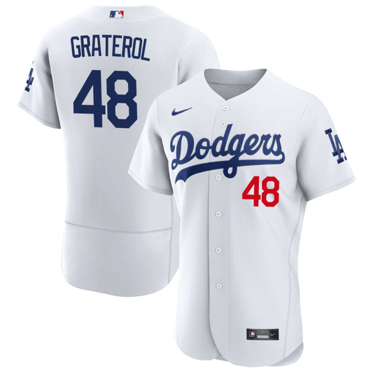 Brusdar Graterol Los Angeles Dodgers Home White Baseball Player Jersey