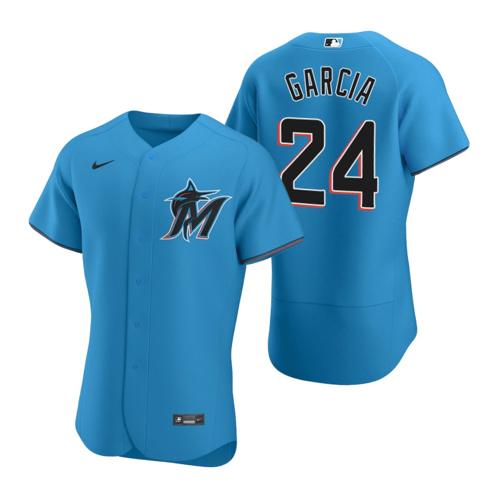 Avisail Garcia Miami Marlins Alternate Blue Baseball Player Jersey