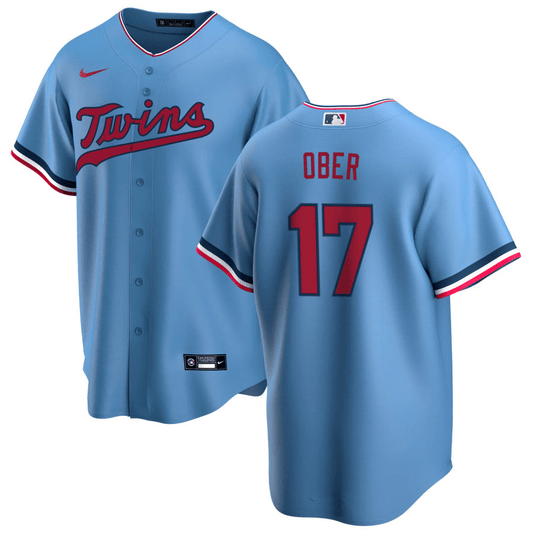 Bailey Ober Minnesota Twins Alternate Blue Baseball Player Jersey