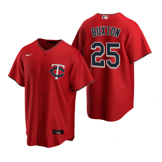 Byron Buxton Minnesota Twins Alternate Red Baseball Player Jersey