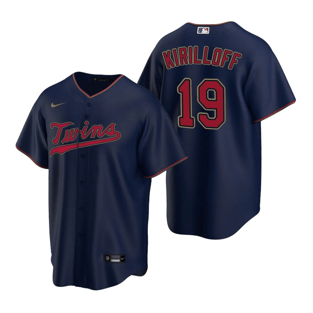Alex Kirilloff Minnesota Twins Alternate Navy Baseball Player Jersey